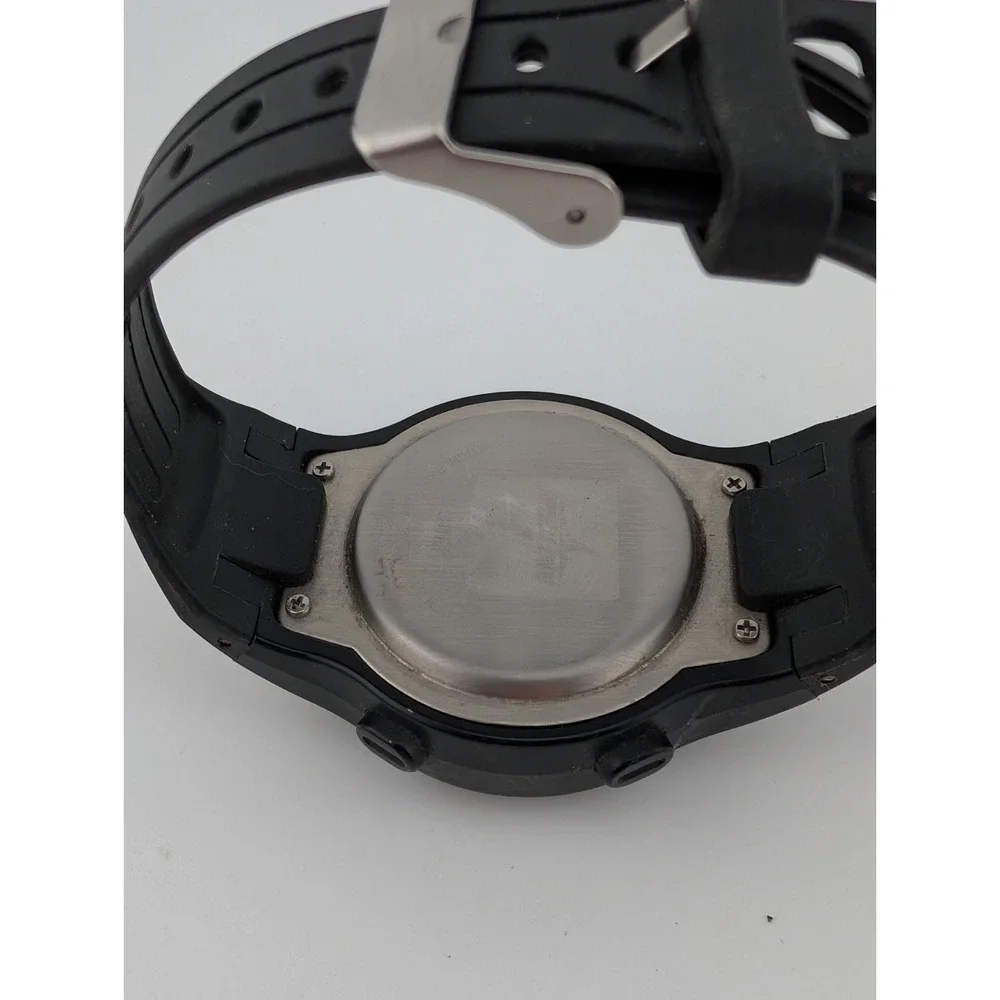 Medline‎ Watch Unisex Black Silver Digital Heart Rate Monitor WR30M- New Battery